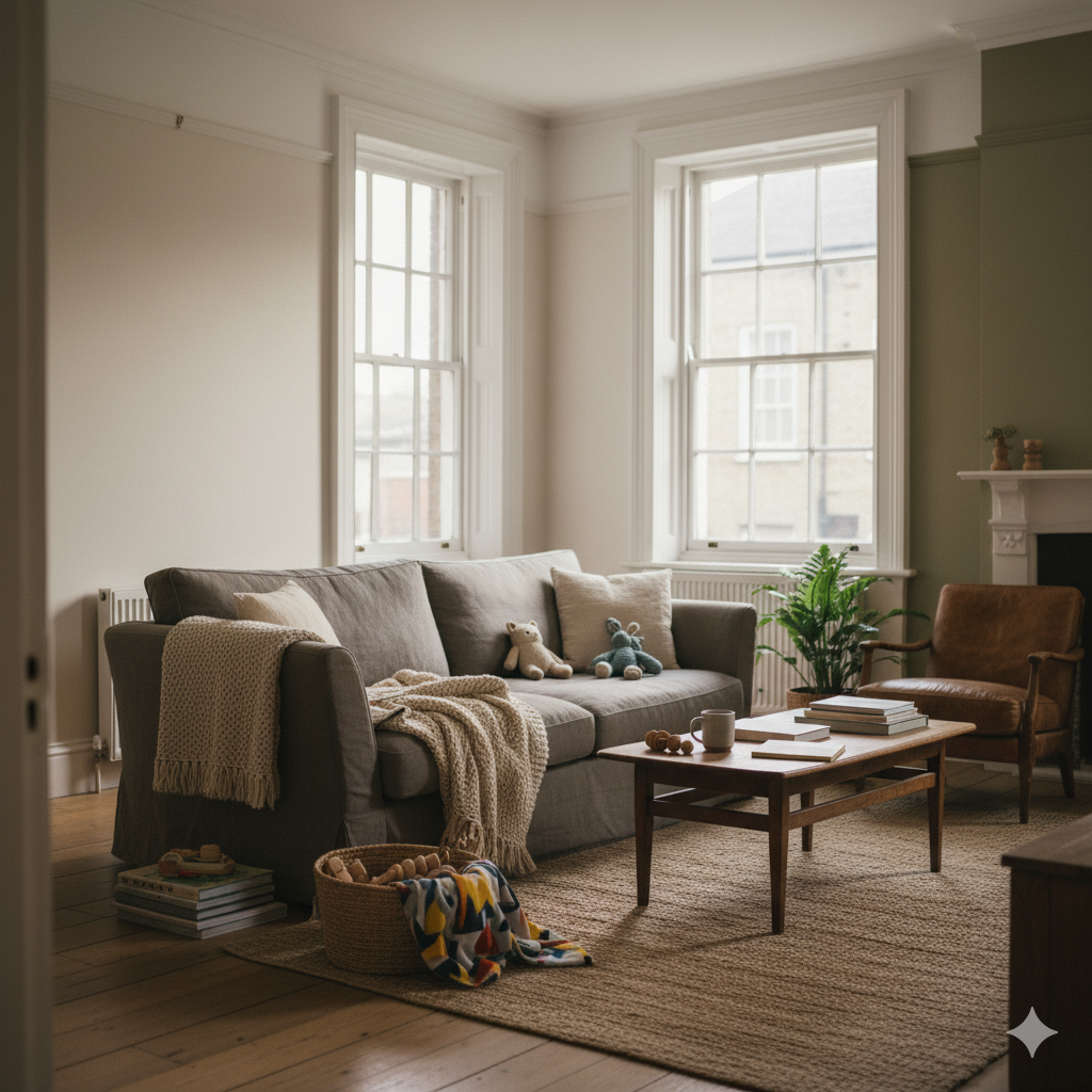 Bright, healthy home interior